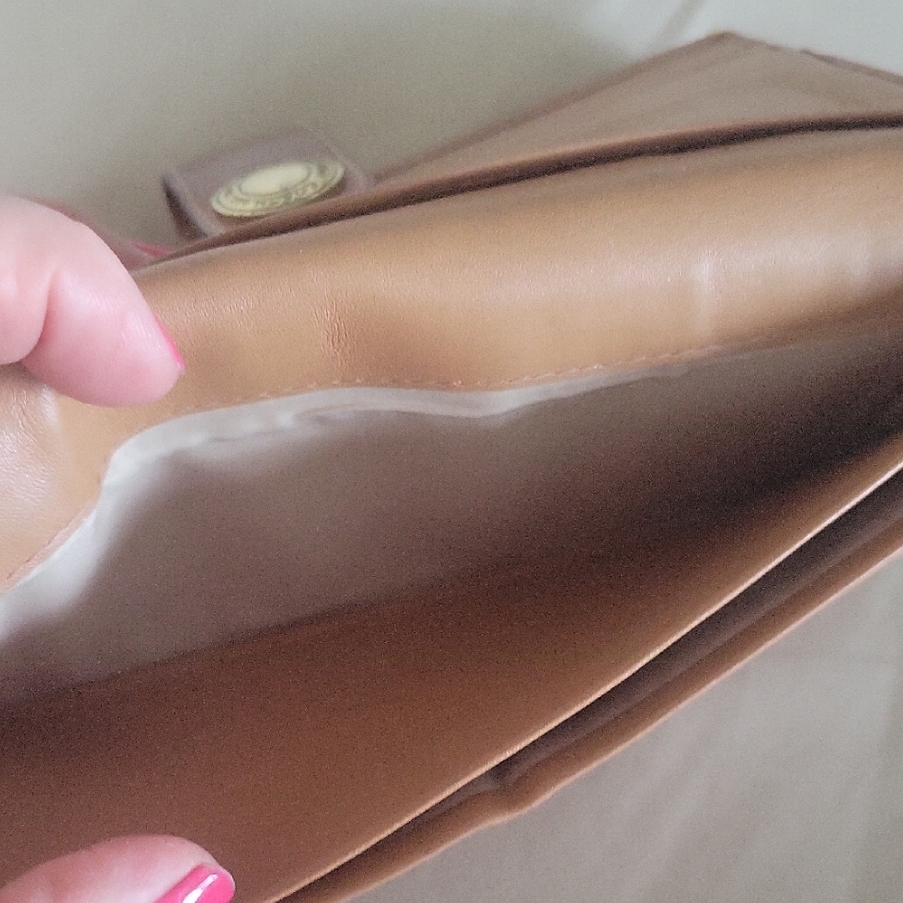 Coach Brown Wallet with Gold Accent - Picture 5 of 8
